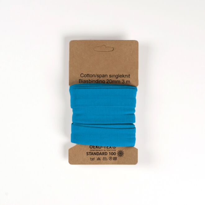 3m Jersey-Schrägband "Emilia" türkis