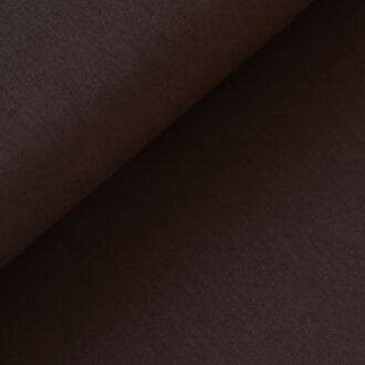 Bio-Unibaumwolle - soft touch - dunkelbraun
