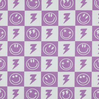 Happy Face & Karo Jersey flieder