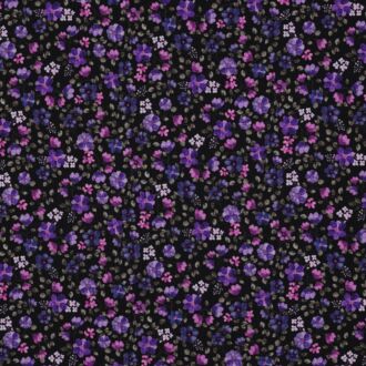 Jersey „Twilight Mini Flowers“ navy