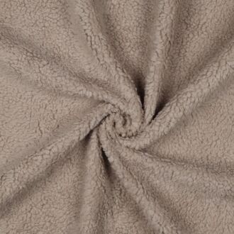 Baumwoll-Teddy taupe