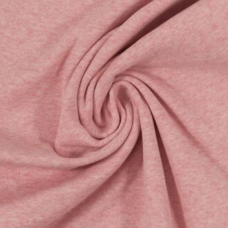 Feinstrickbündchen rosa-meliert