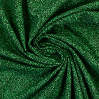 Baumwollwebware Glitter grün