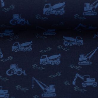 Jersey Baustelle by JaTiJu dunkelblau/blau