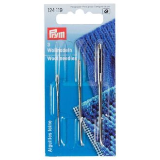 Prym Wollnadeln ohne Spitze Nr.1, 3, 5 (Smyrnanadeln)