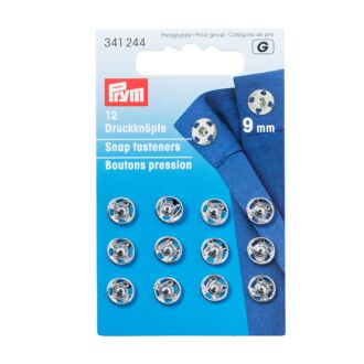 Prym Annähdruckknöpfe silber 9mm