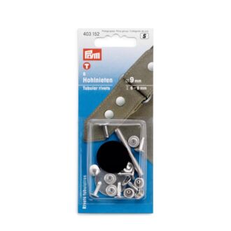 Prym Hohlnieten 6-9mm, silber, 8 Stück