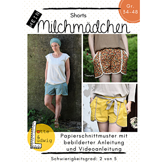 Papierschnittmuster Mein Milchmädchen Gr. 34 - 48