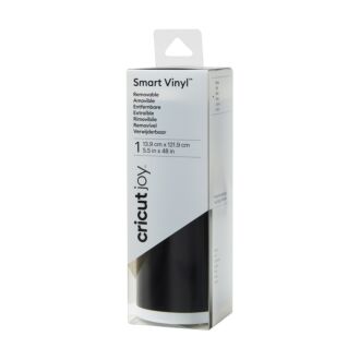 Cricut Joy Smart Vinyl Removable 14x122cm (Schwarz)