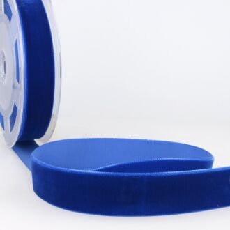 38mm Hochdichtes Samtband royalblau