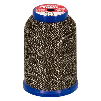 baby lock Metallic Bauschgarn, 1000m - Silver & Black