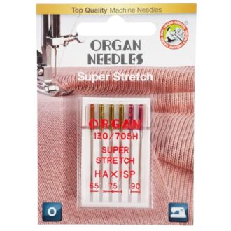 Organ Nähmaschinennadeln Super Stretch Sortiment 65–90 Blister Pack