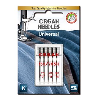Organ Nähmaschinennadeln Universal Sortiment 70–90 Blister Pack