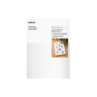 Cricut Printable Vinyl weiß – A4 (12 Stk.) 