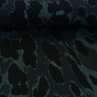 Vorbestellung Viskose Webware Leo schwarz by kibadoo