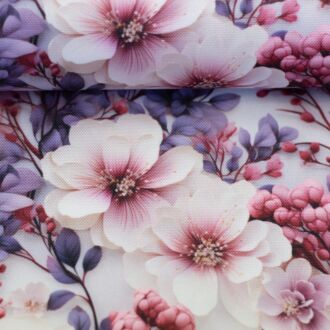 Taschenstoff Flowing Bloom