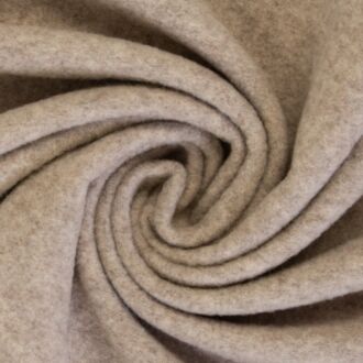 Vorbestellung Merino-Fleece beige meliert