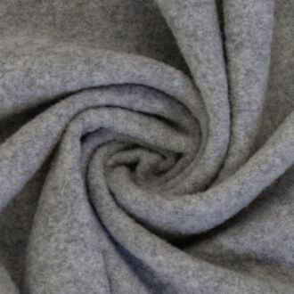 Vorbestellung Merino-Fleece grau meliert
