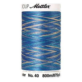 Poly Sheen Multi, 800m - Faded Denim  FNr. 9605