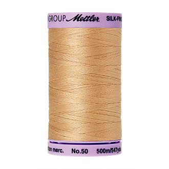 Silk-Finish Cotton 50, 500m - Oat Straw FNr. 0260