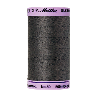 Silk-Finish Cotton 50, 500m - Dark Charcoal FNr. 0416