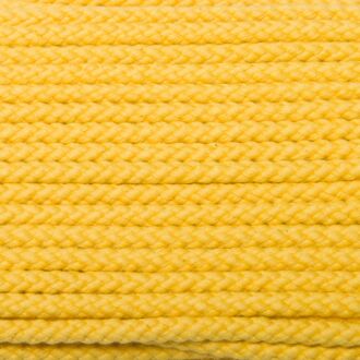 8mm Baumwollkordel hellgelb