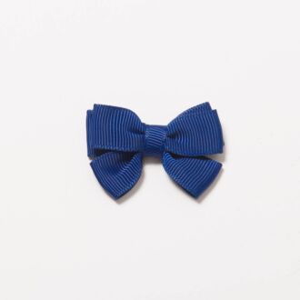 Grosgrain-Schleife Uni 4,5cm navy