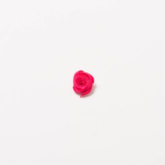 Satinrose 1,5cm fuchsia