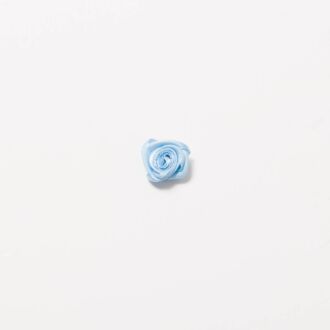 Satinrose 1,5cm hellblau