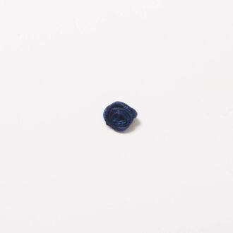 Satinrose 1,5cm navy