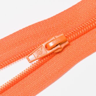 Teilbarer Nylon Reißverschluss, 6mm, mango