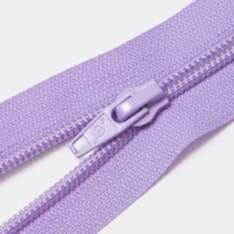 Teilbarer Nylon Reißverschluss, 6mm, lavendel