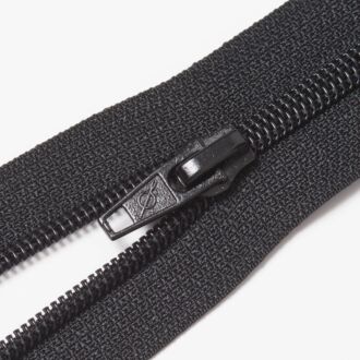 Teilbarer Nylon Reißverschluss, 6mm, schwarz 