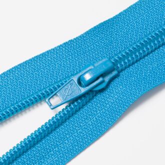 Teilbarer Nylon Reißverschluss, 6mm, egypt blau