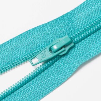 Teilbarer Nylon Reißverschluss, 6mm, türkis