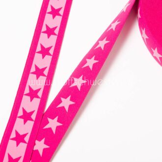 40mm Sternengummi pink/rosa