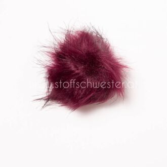 8cm Pompon bordeaux