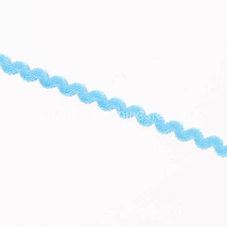 8mm Zackenlitze elastisch aqua