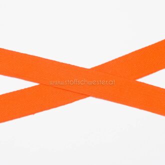 20mm Baumwollköperband orange