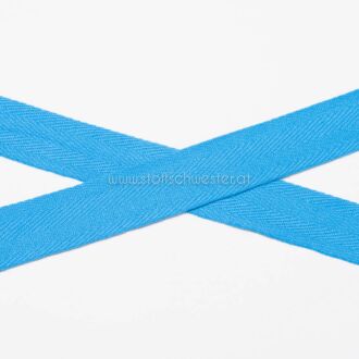 20mm Baumwollköperband aqua