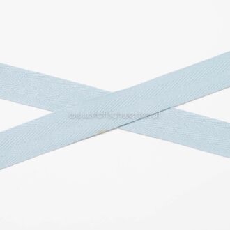 20mm Baumwollköperband rauchblau