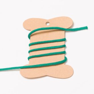 3mm Baumwollkordel dunkelgrün