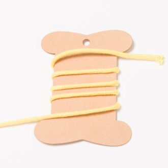 3mm Baumwollkordel gelb