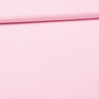 Kleine Karos (garngefärbt) Baumwolle rosa