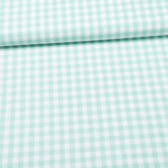 Große Karos (garngefärbt) mint