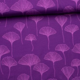 Ginkgo Love Jersey lila/violett
