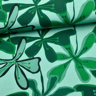 Glücksklee Jersey grün