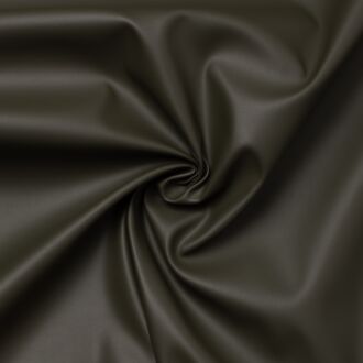 Stretch-Lederimitat khaki matt