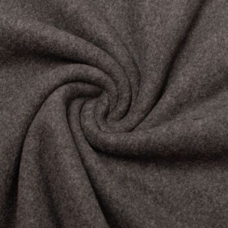Bio-Baumwoll-Fleece anthrazit-meliert