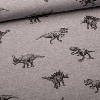 French Terry „Dino Fossils“